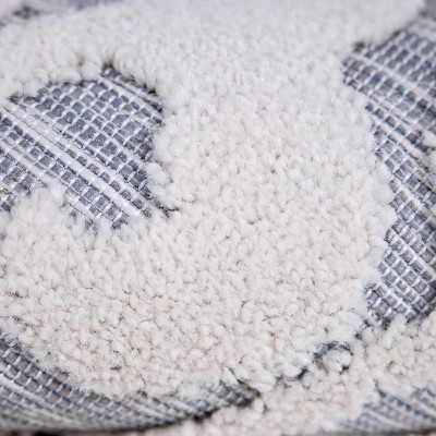 Ladybird Natural Blue High Low Indoor Outdoor Rug