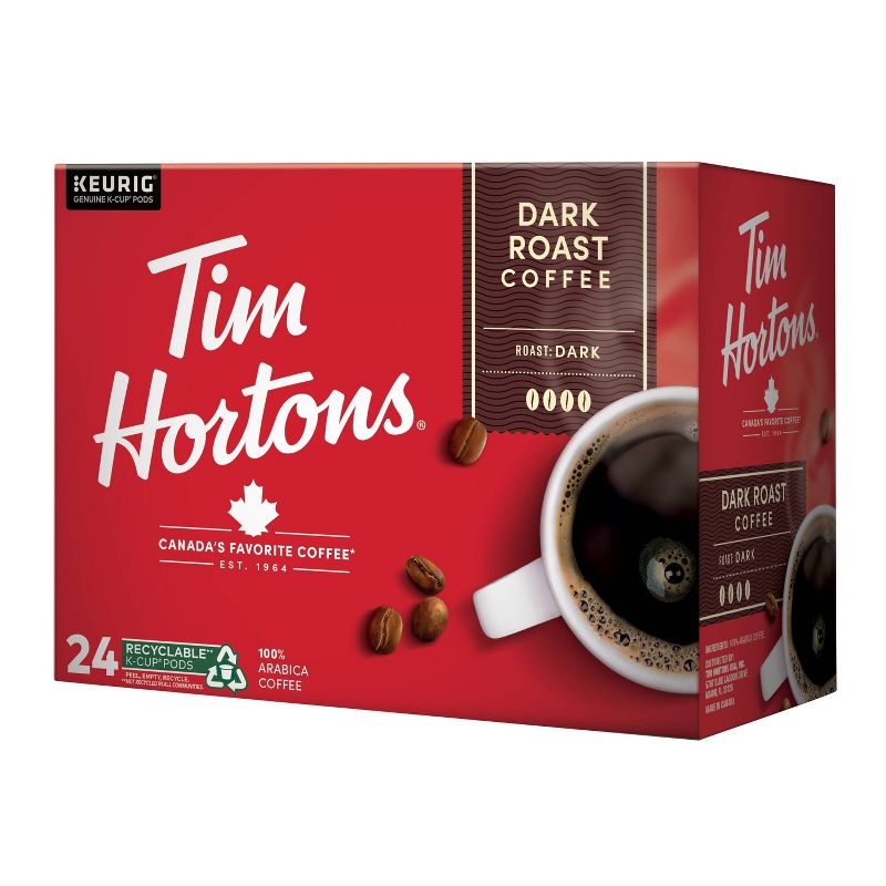 Tim Hortons Dark Roast Coffee Pods - 24ct, 4 of 14