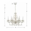 Crystorama Lighting Paris Market 6 - Light Chandelier in  Antique White - 3 of 4