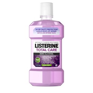 Listerine Zero Alcohol Total Care Anticavity Fluoride Mouthwash - 1L - 1 of 4