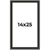 PosterPalooza | Antique Black Picture Frame - UV Acrylic, Foam Board Backing, Hanging Hardware - 2 of 4