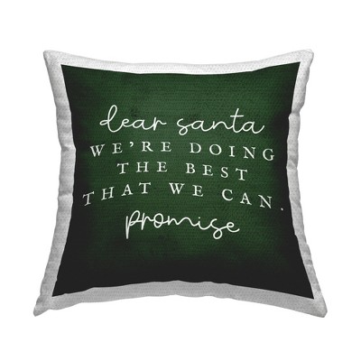 Stupell Industries Dear Santa Best We Can Phrase