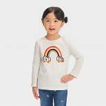 Toddler 'Pumpkin Rainbow' Long Sleeve Graphic T-Shirt - Cat & Jack™ Cream