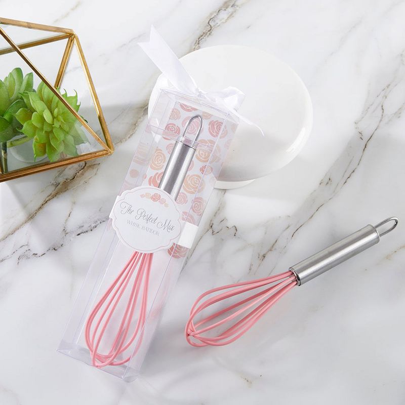 Kate Aspen "The Perfect Mix" Pink Kitchen Whisk, (Set of 4) | 13059PK, 2 of 5