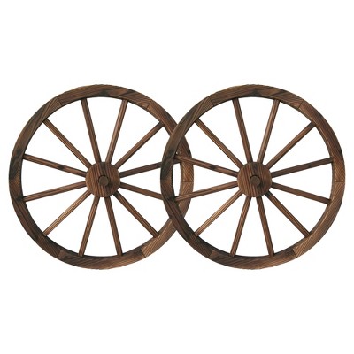 8 inch wooden wagon wheels