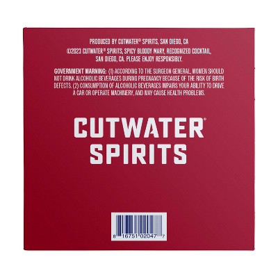 Cutwater Fugu Spicy Bloody Mary Cocktail - 4pk/355ml Cans