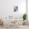 Stupell Industries Floral Pattern Fun Elephant Framed Giclee - 2 of 4
