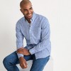 Lands' End Men's Traditional Fit Solid No Iron Supima Pinpoint Buttondown Collar Dress Shirt - 4 of 4