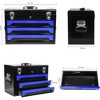 3 Drawers Tool Box, Portable Tool Chest Organizer with 439-Piece Tool Set, Metal Toolbox with Ball-Bearing Drawer Slides, Tools Organizer - 2 of 4