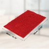 Unique Bargains Bathroom Rug Mat Non-Slip Chenille Shaggy 15.75"x23.62"x1.06" - 2 of 4