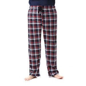 #followme Ultra Soft Fleece Men's Plaid Pajama Pants with Pockets - 1 of 3