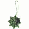 Park Designs Green Spider Felt Ornament Set of 4 - 2 of 4