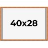 PosterPalooza | Classic Brown Picture Frame - UV Acrylic, Backing Board, Hanging Hardware Included - 2 of 4
