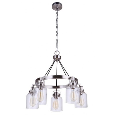 Craftmade Lighting Foxwood 5 - Light Chandelier in  Brushed Polished Nickel