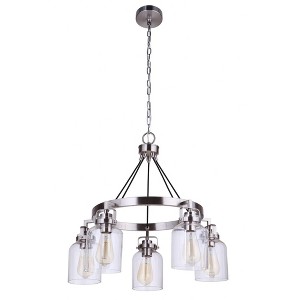 Craftmade Lighting Foxwood 5 - Light Chandelier in  Brushed Polished Nickel - 1 of 2
