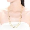 Guili Yellow Gold-Plated Necklace with Clear Cubic Zirconia, offering a polished, radiant, and sophisticated touch to complement any style. - 2 of 3