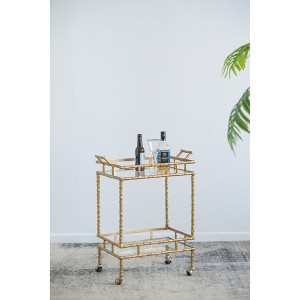 Kicthen Cart with Two Shelves and Handles - 1 of 4
