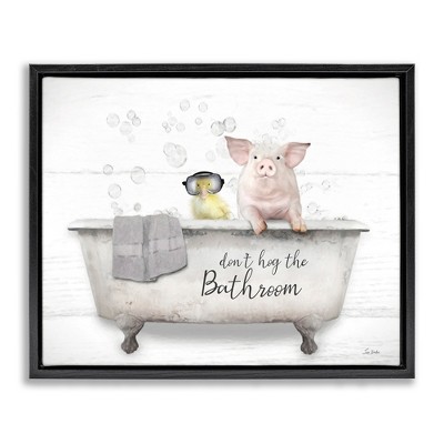 Stupell Industries Don't Hog Bathroom, 31" x 25"