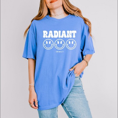 Simply Sage Market S.W.Smiley Radiant Groovy Outline Garment Dyed Tee