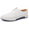Santimon Men's Oxfords Shoes Casual Lace Up Breathable Formal Dress Mens Slip On Sneakers - 2 of 4