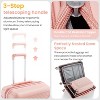 DOMETOUR 4-Piece Luggage Set (14/20/24/28) Hard Shell, Lightweight, TSA Lock, Expandable Suitcases with Spinner Wheels for Travel - 3 of 4