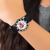 Black Bow Jewelry Disney Boys Cars Lightning McQueen Black Velcro Time Teacher Watch - 2 of 3