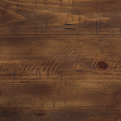 Rustic White and Brown Wood End Table with Storage