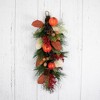 Northlight 30" Autumn Harvest Mixed Berry and Pomegranate Artificial Teardrop Swag - Unlit - 2 of 4