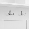 NicBex Coat Rack with Sliding Doors Multifunctional Hall Tree with Removable Bench Cushion, Storage Cabinet, 6 Hooks for Hallway, Living Room - 4 of 4
