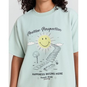 Samii Ryan | Smiley® Perspective Thermal Boxy Tee, Medium, 3 - 1 of 4