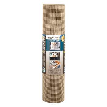 Duck Select Grip EasyLiner Non Adhesive Shelf and Drawer Liner, 20" x 24' Brownstone