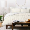 Deny Designs 3pc King Little Arrow Design Co Branch Stripes Cream Duvet and Sham Set - 3 of 4