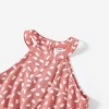 PATPAT Family Matching Outfits Mommy and Me Polka Dots Women Girls Jumpsuits  Vacation Summer  Halter Rompers - 3 of 4