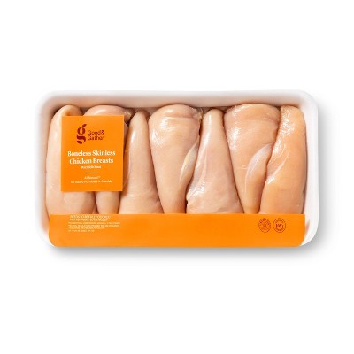 Boneless & Skinless Chicken Breast Value Pack - 4.5-5.25lbs - price per lb - Good & Gather™