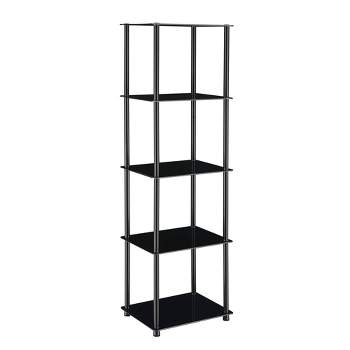 61.25" Breighton Home Brilliance Glass 5-Tier Storage Shelf