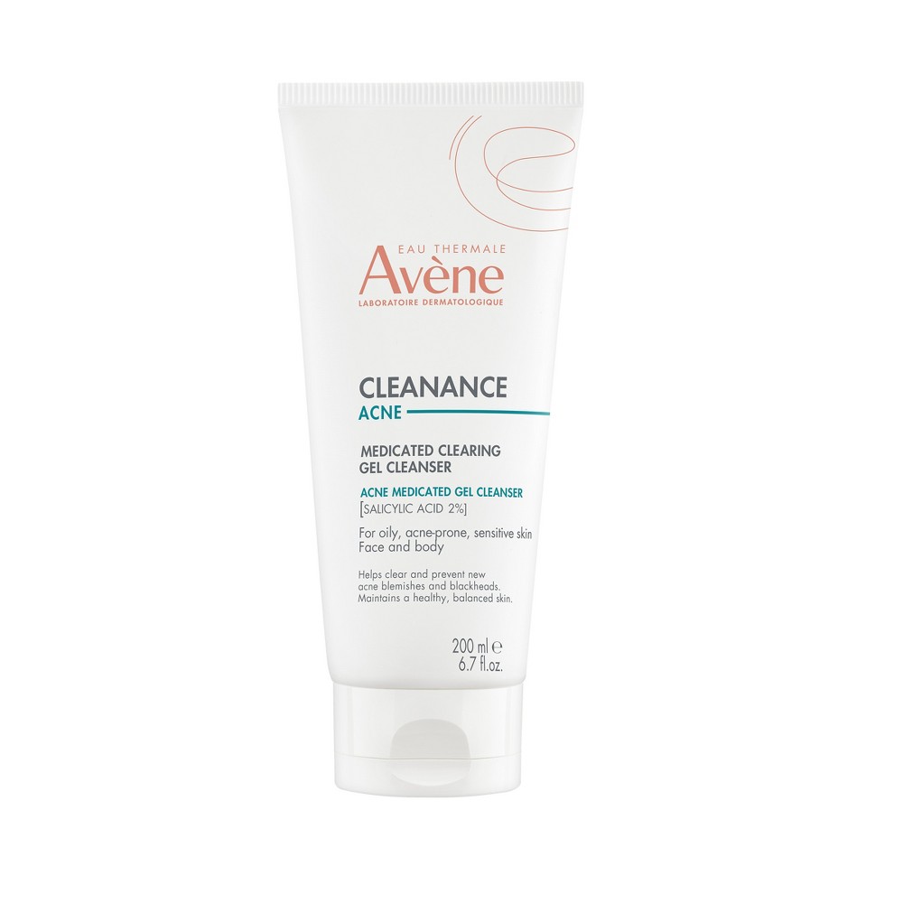 Photos - Facial / Body Cleansing Product Avene Avène Cleanance Acne Medicated Clearing Face and Body Gel Cleanser - 6.7 f 