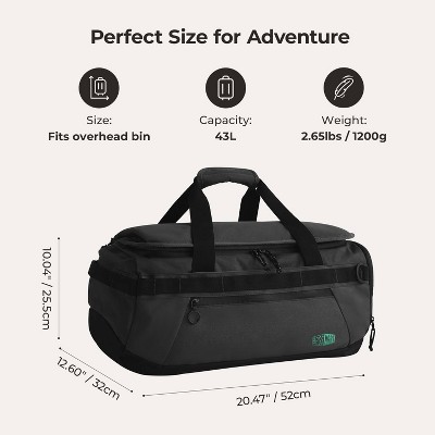 Bagsmart Softside Backpack - Black — фото 3