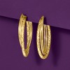 Ross-Simons Italian 14kt Yellow Gold Triple Hoop Earrings - 4 of 4