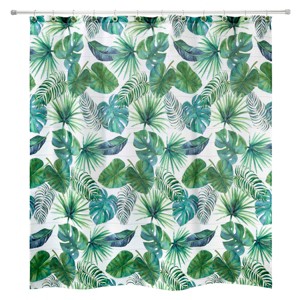 Avanti Viva Palm Shower Curtain - 1 of 3
