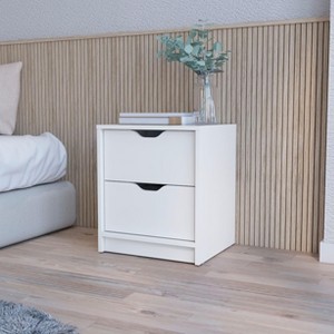Sapphtopaz Modern Drawers Dresser for Bedroom with Open Shelf Closet Organizers and Storage with Superior Top Drawer Organizer for Nursery, White - 1 of 4