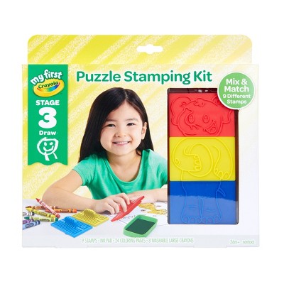 42pc My First Crayola Stage 3 Puzzle Stamping Kit