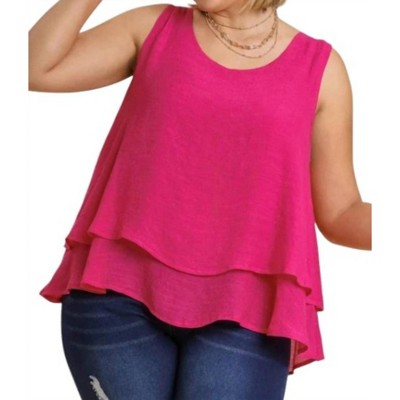 Women's Sleeveless Layered Top - umgee