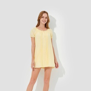 Women's Puff Cap Sleeve Mini A-Line Dress - Wild Fable™ - 1 of 3