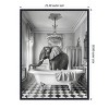 Amanti Art A Bathroom Occupied Elephant by Niky Rahner Framed Canvas Wall Art - 3 of 4