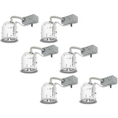 Juno 4" Line Voltage Non-IC Remodel Housings Set of 6