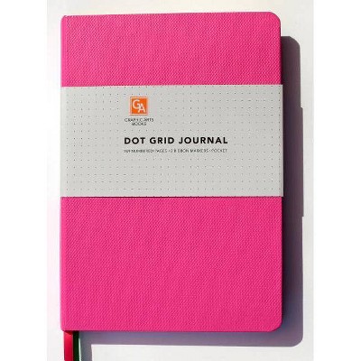 Flamingo Note Book Dot Grid Journal - (Dot Grid Journals) (Hardcover) - by Graphic Arts Books