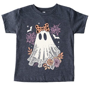 Coquette Ghost Roses - Youth Short Sleeve Graphic T-Shirt and Toddler Short Sleeve Graphic T-Shirt - 1 of 3