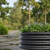 Lyngins Raised Garden Beds Outdoor, Round Galvanized Metal Planter Box & Fire Ring, Open Bottom, Outdoor Planter for Vegetables/Bonfiresv - 3 of 4