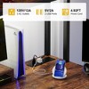 Besiost L-shaped Computer Desk with Hutch, Desk with Power Outlet and LED Light - 4 of 4
