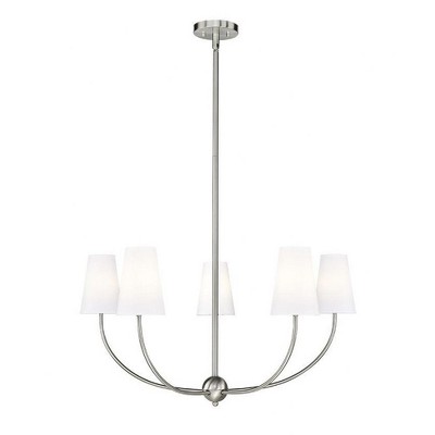 Z-Lite Shannon 5 - Light Chandelier in  Brushed Nickel